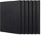 BXI Lot de 6 panneaux d'absorption acoustique haute densité - Carreaux en feutre acoustique pour décoration de plafond et murale - 400 x 300 x 9 mm (noir mat)