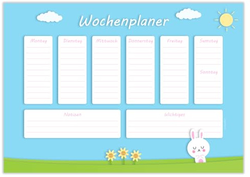 edelkern Schreibtischunterlage „Hasi aus Papier im DIN A3 Format