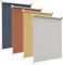 bobodeco Verdunklungsrollo ohne Bohren & mit Bohren, Verdunkelungsrollo Klemmfix, Creme 120x130cm (BxH), Thermorollo Sichtschutz und Sonnenchutz, Rollos Hitzeschutz für Fenster & Tür