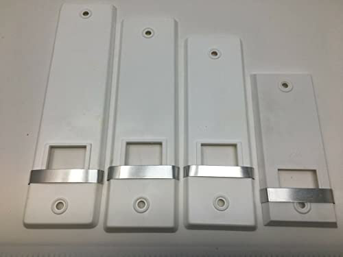 1x Rolladengurt Abdeckung Gurtwicklerblende OHNE Gurtausbau & Lochabstand nach Auswahl kein set (Lochabstand 160-165 mm)