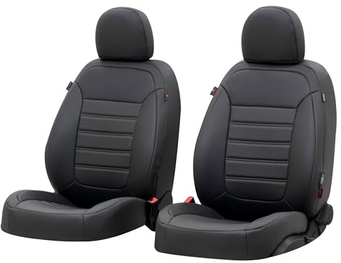Walser Passform-Sitzbezug Robusto, Schonbezug für Opel Corsa D (S07) 07/2006-08/2014, 2 Einzelsitzbezüge Normalsitze