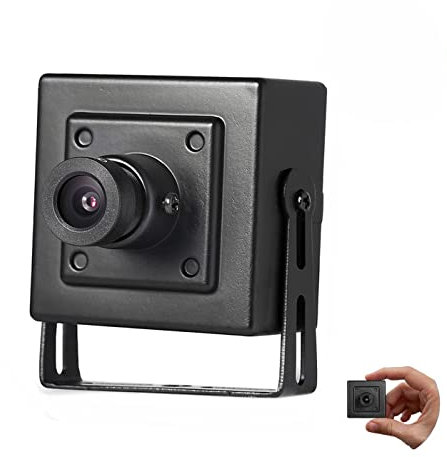 REVODATA 5MP PoE Mini IP Kamera, kleine UltraHD Überwachungskamera für den Innenbereich, 3,6mm Objektiv (75° Sichtfeld), H.265/H.264, Bewegungserkennung, Smartphone/PC App (I706-P-TS)