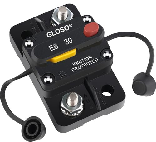 GLOSO Interruttore automatico automatico reset interruttore automatico impermeabile barca batteria auto camion 30 amp E69
