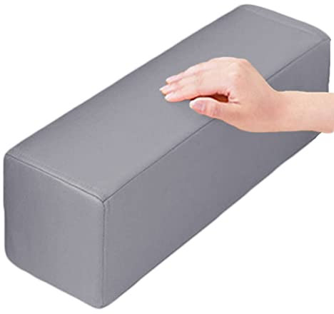 Xpnit Sofa-Armlehnen-Kissen, wasserdicht, Kopf-/Nackenstützkissen, rechteckig, abnehmbar, waschbar (20 x 20 x 50 cm, Dunkelgrau)