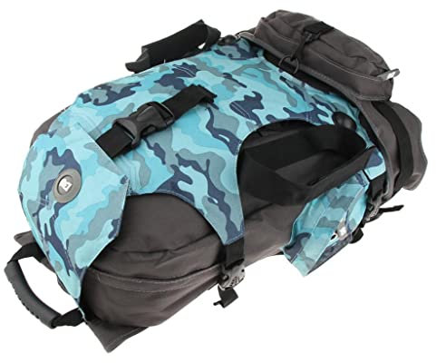 Folpus Rollschuhe Rucksack für Inline-Skates, Skaten und Skateboard, Blau