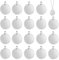 Sctmda Gravier Rohlinge 20 Stück Blank Anhanger Stanzen Blanks Aluminium Blank Stamping Tag Charms Runde Metall Gravur Rohlinge Hundemarken mit Loch Flache Runde Leere Charms 20mm für Handwerk