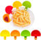 VBXPOU Bols à Tapas et Sauces 4PCS Bol à Snack Clipsable Bols en Plastique Bols à Fruits pour Porte-sauce Service à Trempette