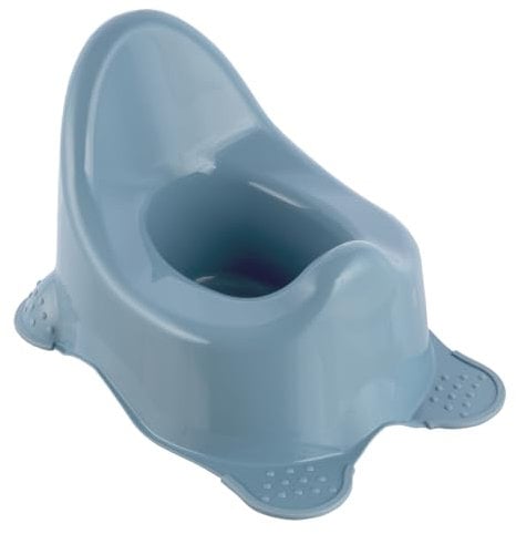 keeeper Pot pour bébé, de 18 Mois à 3 Ans env., Fonction antidérapante, 38 x 27 x 23,5 cm, Adam Pure, Bleu (Nordic Blue)