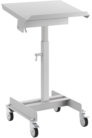 eurokraft pro | ESD-Materialständer | Federriegel-Arretierung, Höhenverstellbereich 720 - 1070 mm