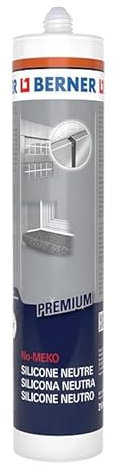 Berner Silicone neutro premium estremamente resistente 310 ml trasparente