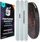FRYMA Protector de pala Padel Pack de 3 protectores para cabeza transparente, protector universal para todas las palas de pádel, protección áspera, ligera, duradera y fácil de reemplazar