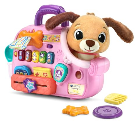 VTech Cutie Paws Tragetasche für Welpen, Rosa