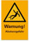Warnung Absturzgefahr Schild Hinweisschild PVC 300 x 200 x 3 mm Vorgebohrt B1-Zertifiziert