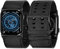 Tefeca Dual Series Replacement Watch straps Compatible with Apple Watch/Apple Watch Ultra (Black Sailcloth with Black Adapters, 49/45/44/42mm