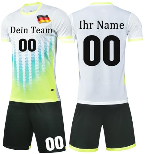 KILUZARNO Personifizieren Handball Trikot Set - Benutzerdefiniert Handball Trikot Kinder Erwachsene mit Namen Nummer Team Logo