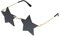 TOGEVAL Sternförmige Sonnenbrille Sonnenbrille Unregelmäßiges Design Für Party Maskerade Karneval