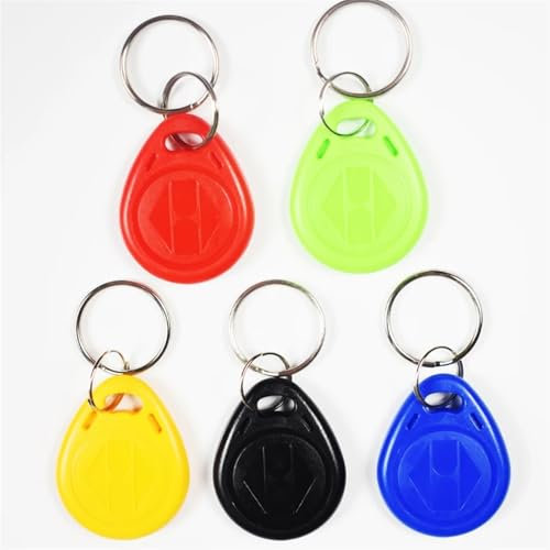 1000pcs/Lot RFID key fobs 13.56MHz proximity ABS token nfc smart tags access control with S50 1K chip(Blue)