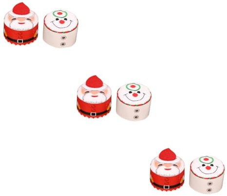 SHOWERORO 3sets Elegante Weihnachten Handtücher Santa Schneemann Baumwolle Waschlappen Stilvolle Kinderzimmer 2 Stücke * 3
