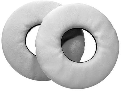 Cuscinetti auricolari di ricambio compatibili con Sony MDR-V150 V200 V250 V300 V400 ZX100 ZX110 ZX110NC ZX220BT ZX300 ZX310 ZX330BT, cuscinetti auricolari in pelle, grigi