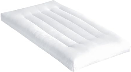 Cuscino Ultra Piatto Per Dormire, Alto 6 cm, Cuscino Sottile Per Chi Dorme Sulla Schiena e Pancia, Cuscino Basso Memory Foam per Dormire (Bianco, 65 x 40 x 6 cm)