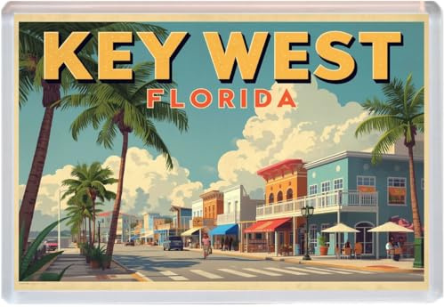 Key West - Florida - Jumbo Artistic Fridge Magnet 96 x 67mm BBSFHM3216