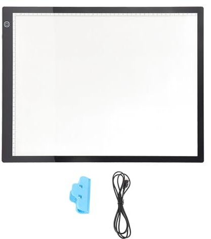 Haofy LED-Leuchtkasten, Grafiktablett, Touchpad für Kunstdesign, Zeichnen mit Dokumentenklemme, Ideales Geschenk für Mitarbeiter, Freunde oder