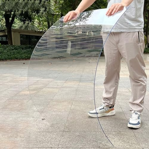YVZYLXH Policarbonato Placas Transparente 2MM Planchas Tejados, Planchas Revestimiento de Repuesto for Techos,Cocheras,Solarios(0.6x2m/1.97x6.6ft)