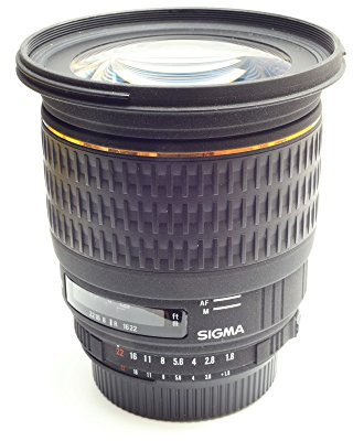 Sigma EX 20/1.8 DG RF - Objetivo para Nikon (Distancia Focal Fija 20mm, Apertura f/1.8, diámetro: 82mm) Color Negro