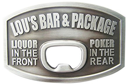 JEAN'S FRIEND Vintage Bar Beer Bottle Opener Belt Buckle Gurtelschnalle Boucle de ceinture