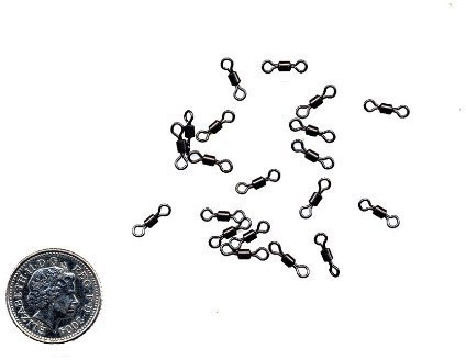 Korda Micro Rig Swivel - 20 Wirbel, Befestigung für Pop Ups, Wirbel für Karpfemontage by Korda
