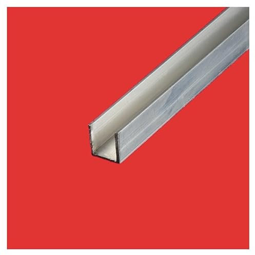 Commentfer - Profilé u aluminium 15x15 Epaisseur - 2 mm, Longueur - 4 metres