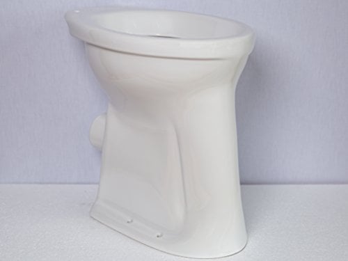 Shb Toilette Stand erhöht +10cm, Flachspüler, Weiß, Glänzend