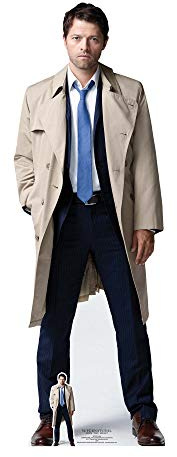 Star Cutouts SC1351 Castiel Misha Collins Lifesize Cardboard Cutout – Supernatural Angel Display, TV Fan Gift & Party Decoration