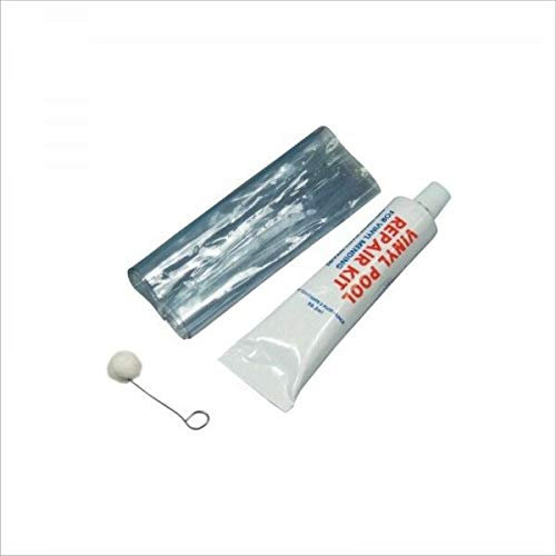 Premier Blue Swimming Pool Liner Vinyl Repair Kit Inflatable Tub Patch Paddling, Clear with Glue