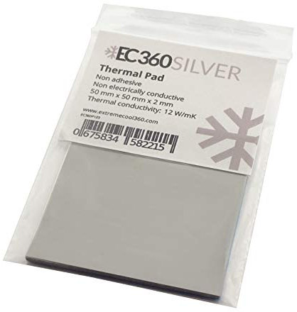 EC360® Silver 12W/mK Wärmeleitpad (50 x 50 x 2,0 mm)