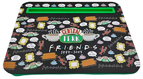 Papillon Friends Portable Laptop Tray with Pillow Cushion | Fits up to 15.6 inch Laptop With Tablet & Phone Slot | Lap Tray for Bed & Couch & Carpet for fan Officially Merchandise