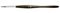 BORCIANI E BONAZZI, 800 Series UNICO Mangusta Brush, Round Tip, idéal pour l'aquarelle, taille 10, pinceaux, avec virole en laiton nickelé, sans cruauté envers les animaux