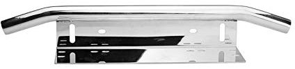 Number Plate Holder Silver Car Bull Bar Light Mounting Bracket Car License Plate Frame Holder 1