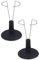 TOYANDONA 2 Stück Puppenständer Displayhalter Actionfigur Ständer Displayhalter Puppenhalterung Support Display Rack für Zuhause Schwarz 25Cm