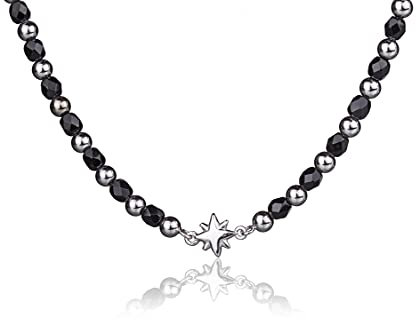 Bracelet boules et pierres avec rose des vents