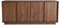 Buffet Vintage Finition Bois foncé Noyer 4 Portes L180 cm COMO