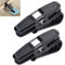 supporti per occhiali da sole da auto,Clip per parasole,2 Portaocchiali Auto,con clip per carte di credito,Morsetto a doppia testa con morsetto ruotabile di 180 gradi, Adatto a tutti i modelli di auto