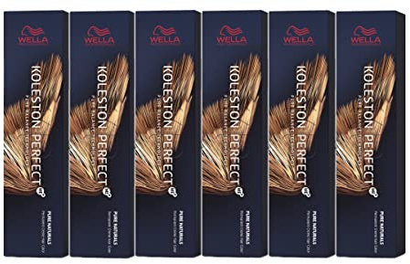 6er Wella Koleston Perfect ME+ 55/55 Hellbraun Intensiv Mahagoni Intensiv 60 ml