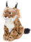 Teddys Rothenburg Luchs 25 cm sitzend braun gefleckt Stofftier Plüschtier Plüschluchs Stoffluchs
