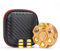 BEMKWG Cool Metall Fidget Spinner Toys Legierung Hand Finger Spinner Toy Spinnen Cube Würfel Spielzeug Anti Stress Stressabbau Anxiety ADHD Sidget (Gelb)