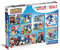 Clementoni 80508 Sonic Supercolor 10 in 1-10 Different Images (3 18 30, 2 with 48 One with 60 Tiles), Multicolour, Children Puzzle Age 4