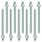 Isolbau Lot de 10 Goujons d'Ancrage, Barres d'Ancrage M16 x 300 mm - Homologation ETA - Ancrage Composite Galvanisé avec Écrou et Rondelle - Ancrage pour Charges Lourdes