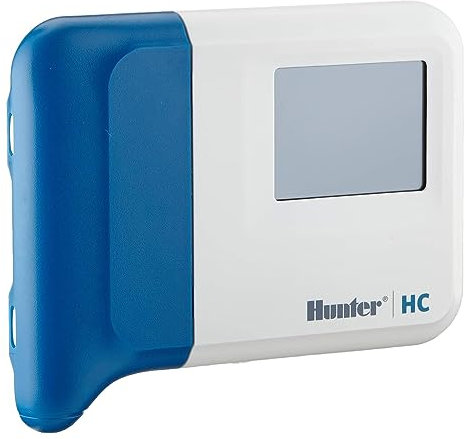 GNCGarden Hunter HC601 Ordenador de riego Hydrawise con Control WiFi - Programador de riego 6 Estaciones - Horas de Inicio por día - 2 Puertos para sensores