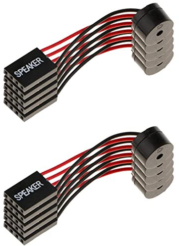 Speesy 10 piezas placa base altavoz zumbador PC placa base placa base zumbador de pitido interno para reparación de computadora