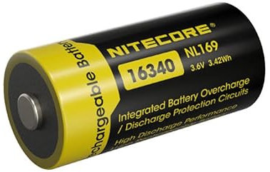 Nitecore NL169 Batería recargable 16340 Li-Ion 950mAh